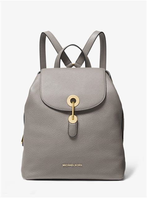 michael kors rucksack raven|Raven Medium Pebbled Leather Backpack .